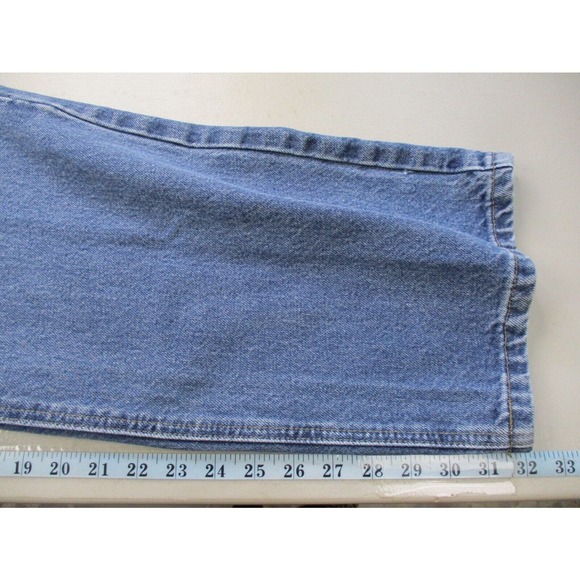 Carhartt B180 Jeans Mens 42x32 (fits 40x32) Traditional Straight Leg Blue - Picture 5 of 10